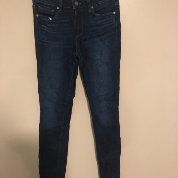 Paige Skyline Skinny dark blue wash Size 27 - Picture 2 of 6